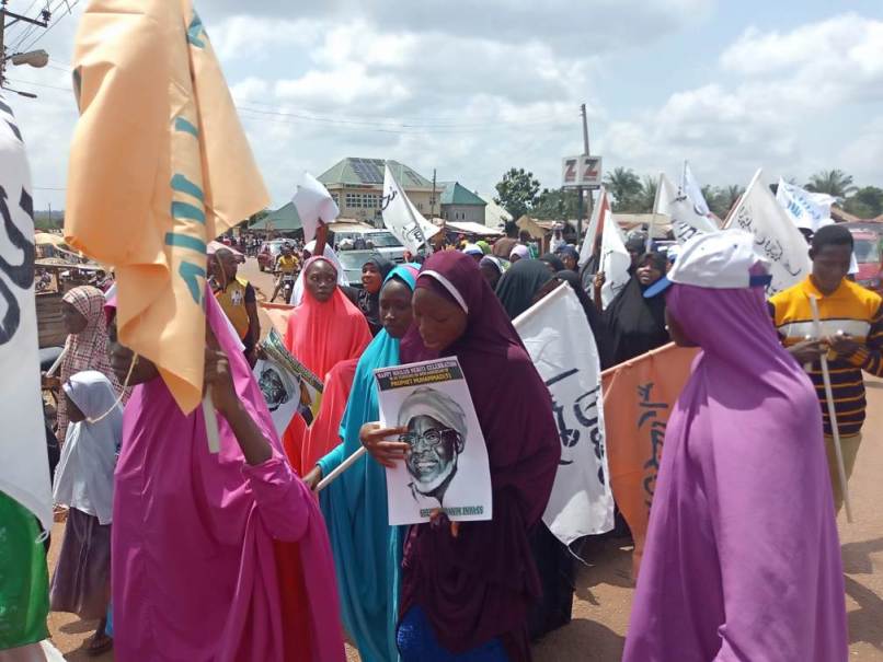 maulid procession in Anyigba, Kogi state on 12 thr/auwwal 1442 /29  oct 2020